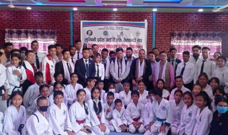 Participation of NJBS students in Lumbini Pradesh ITF Taekwondo